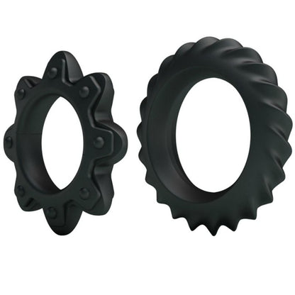 BAILE - KIT 2 ANNEAUX FLEURI EN SILICONE BAILE FOR HIM