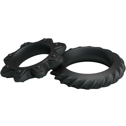 BAILE - KIT 2 ANNEAUX FLEURI EN SILICONE BAILE FOR HIM