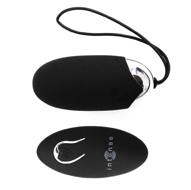 INTENSE - OEUF VIBRANT FLIPPY II AVEC TÉLÉCOMMANDE NOIR INTENSE COUPLES TOYS