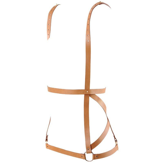 BIJOUX - INDISCRETS MAZE HARNAIS FORME ROBE MARRON BIJOUX MAZE