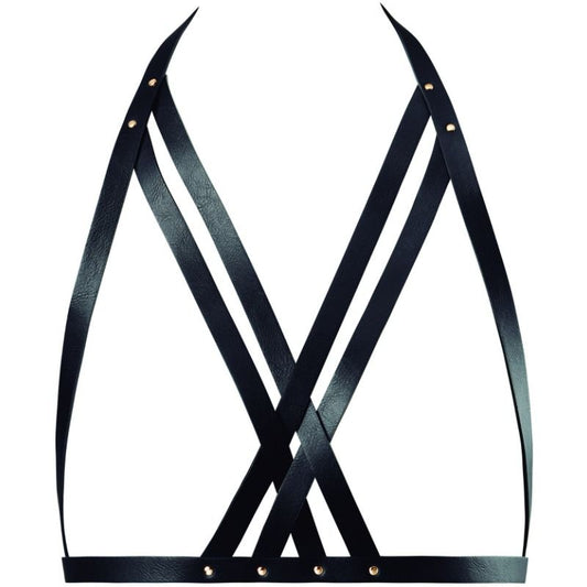 BIJOUX INDISCRETS MAZE - SOUTIEN-GORGE LICOL HARNAIS NOIR BIJOUX MAZE
