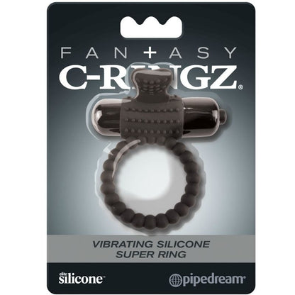 FANTASY C-RINGZ - ANNEAU VIBRANT EN SILICONE NOIR FANTASY C-RING FANTASY C-RINGZ