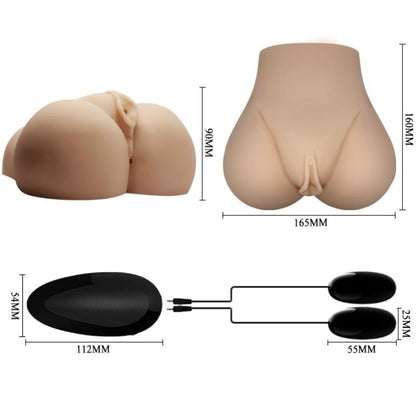 CRAZY BULL - VAGIN ET ANUS RÉALISTES AVEC POSITION DE VIBRATION 7 CRAZY BULL