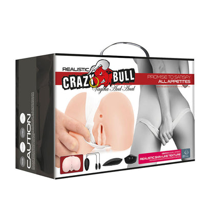 CRAZY BULL - VAGIN ET ANUS RÉALISTES AVEC POSITION DE VIBRATION 8 CRAZY BULL