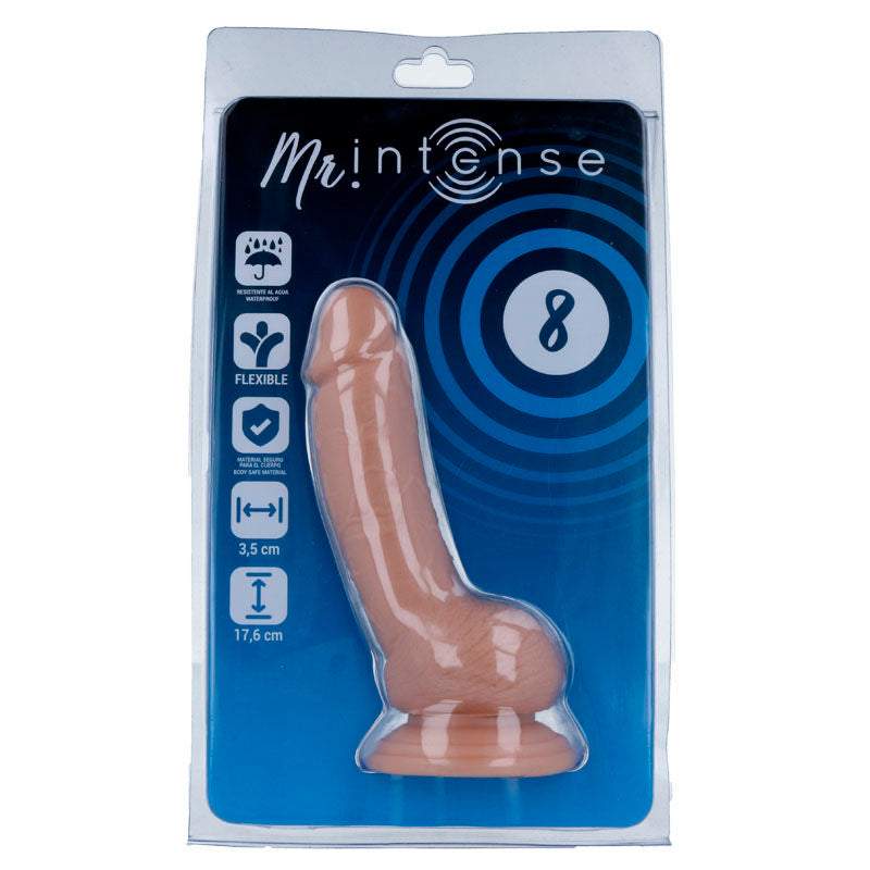 MR INTENSE - 8 PÉNIS RÉALISTE 17.6 CM -O- 3.5 CM MR. INTENSE