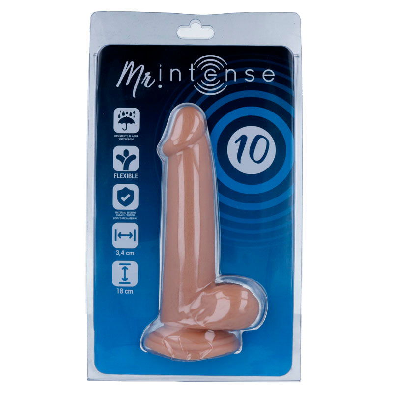 MR INTENSE - 10 PÉNIS RÉALISTE 18 CM -O- 3.4 CM MR. INTENSE