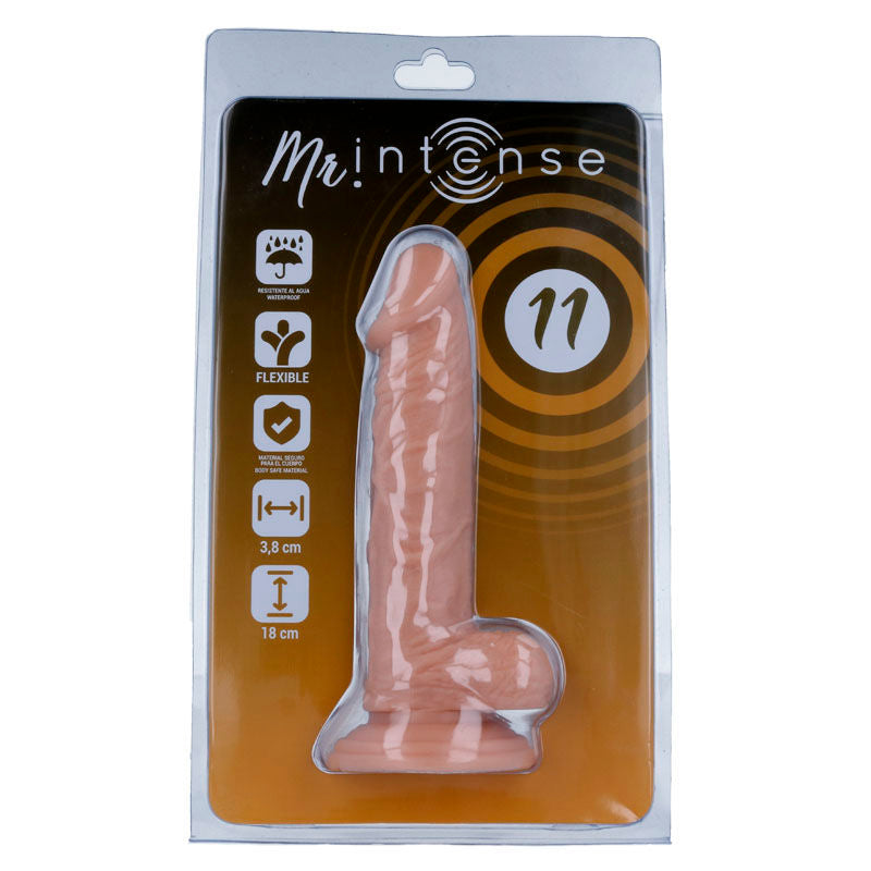 MR INTENSE - 11 PÉNIS RÉALISTE 18 CM -O- 3.8 CM MR. INTENSE