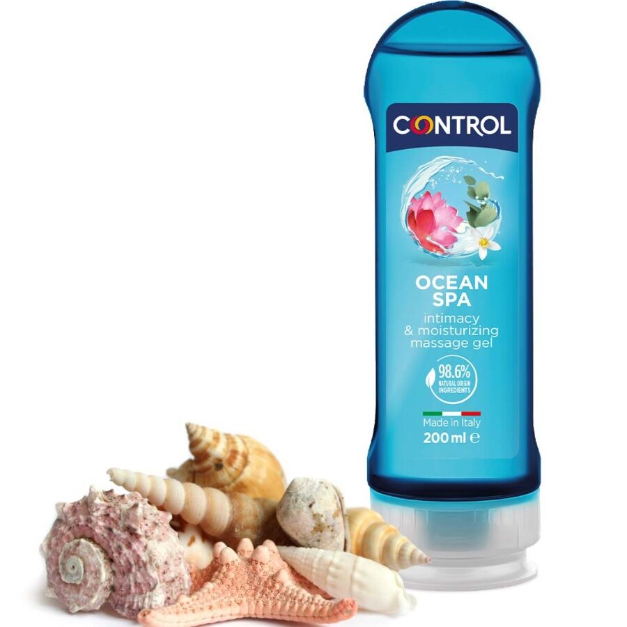 CONTROL - 2 EN 1 MASSAGE & PLAISIR MER MÉDITERRANÉE 200 ML CONTROL LUBES