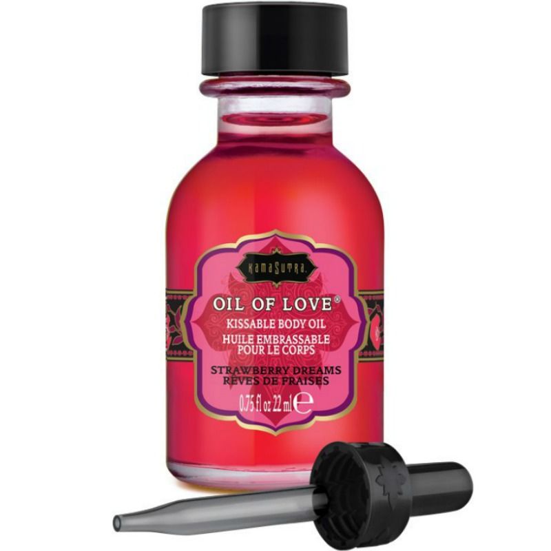 KAMASUTRA - HUILE COMESTIBLE FRAISES 22 ML KAMASUTRA COSMETICS