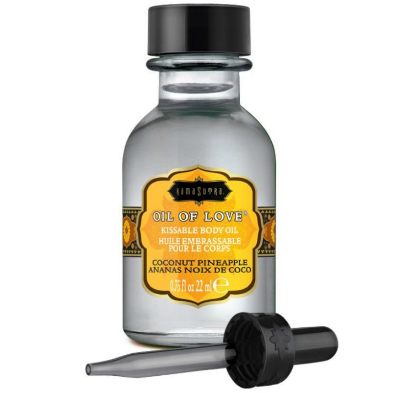 KAMASUTRA - HUILE COMESTIBLE NOIX DE COCO ET ANANAS 22 ML KAMASUTRA COSMETICS