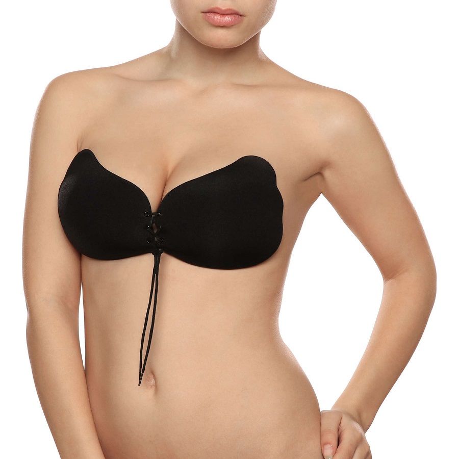 BYE-BRA - LACE-IT RENFORCEMENT PUSH-UP NOIR BONNET B BYE BRA - BRAS