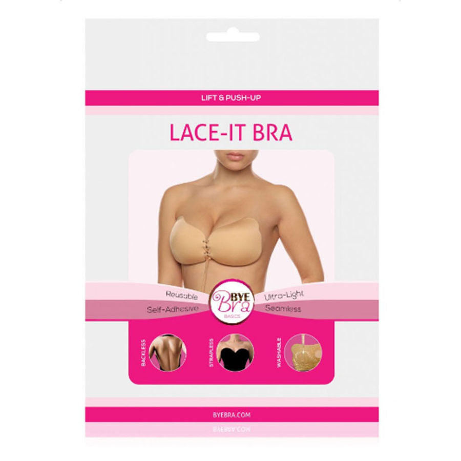 BYE-BRA - LACE-IT RENFORCEMENT PUSH-UP NOIR BONNET D BYE BRA - BRAS