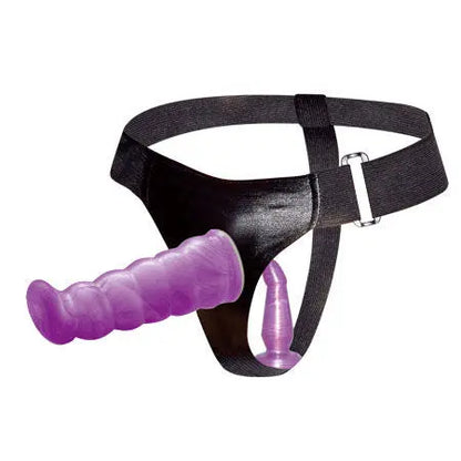 BAILE - HARNAIS ANAL ET VAGINAL FEMME LILAS GPOINT 17 CM BAILE