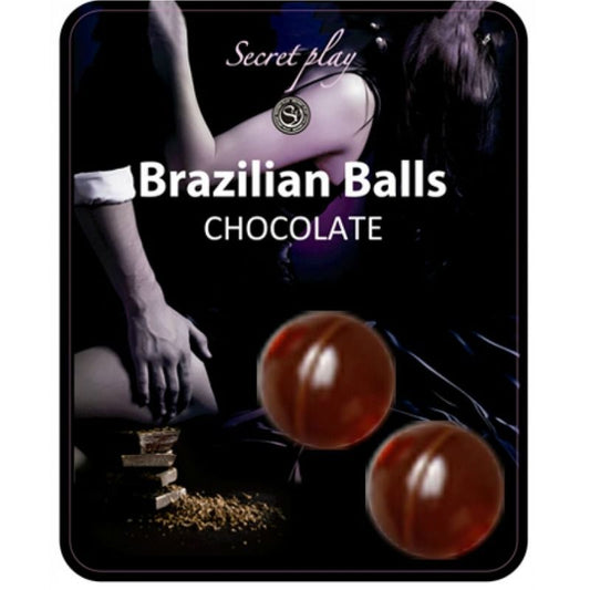 SECRETPLAY - 2 BOULES BRÉSILIENNES CHOCOLAT SECRETPLAY COSMETIC