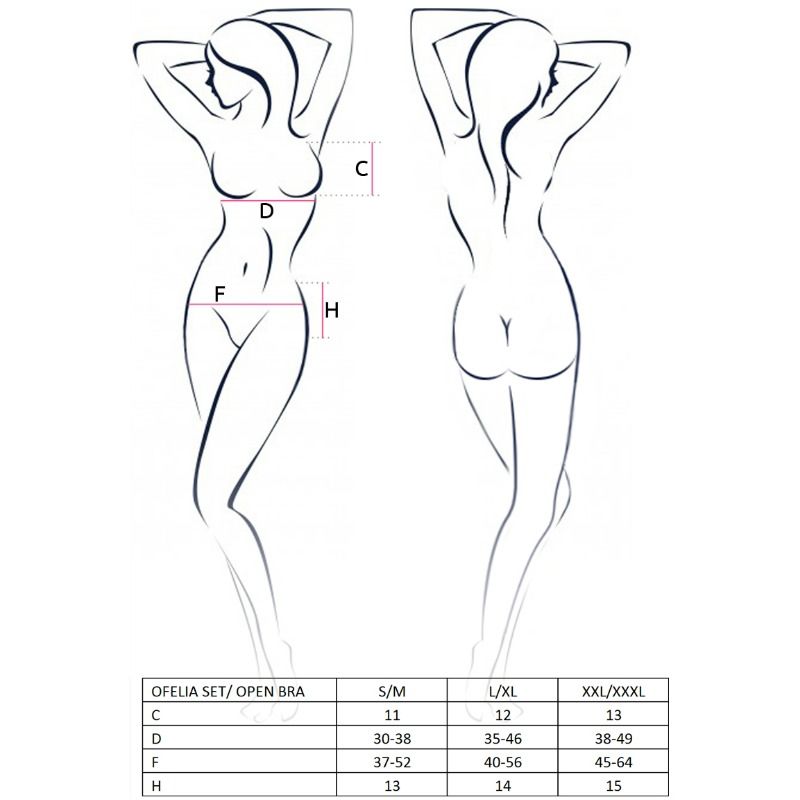 PASSION - ENSEMBLE FEMME OFELIA TAILLE L/XL PASSION WOMAN SETS