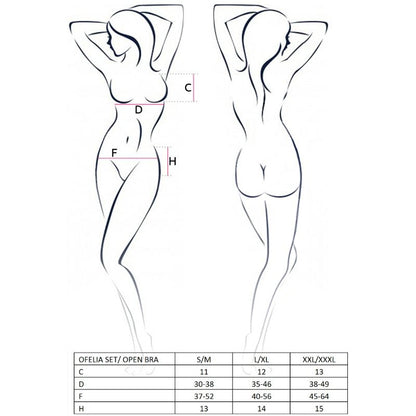 PASSION - ENSEMBLE FEMME OFELIA TAILLE L/XL PASSION WOMAN SETS
