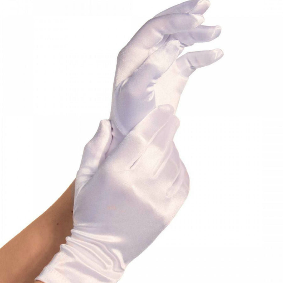 LEG AVENUE - GANTS SATIN BLANCS LEG AVENUE ACCESSORIES