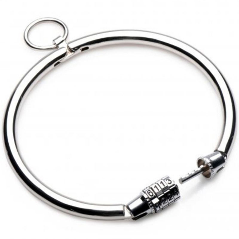 METAL HARD - COLLIER FERMETURE COMBINÉE 13,5 CM METAL HARD