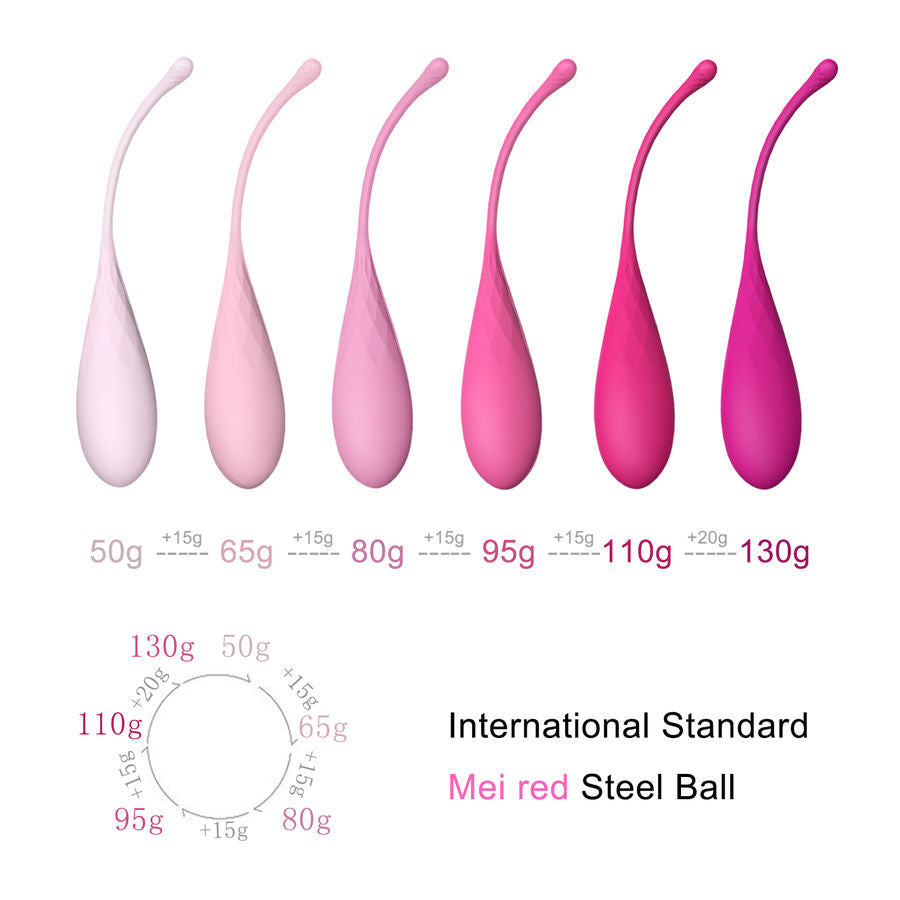LESLIE - KEGEL FIT ENSEMBLE D'ENTRAÎNEMENT MUSCULAIRE PELVIEN 6 PCS LESLIE