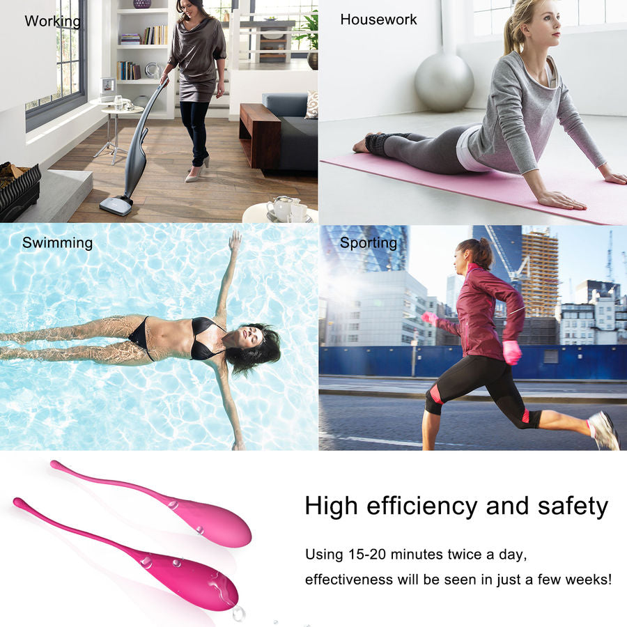 LESLIE - KEGEL FIT ENSEMBLE D'ENTRAÎNEMENT MUSCULAIRE PELVIEN 6 PCS LESLIE