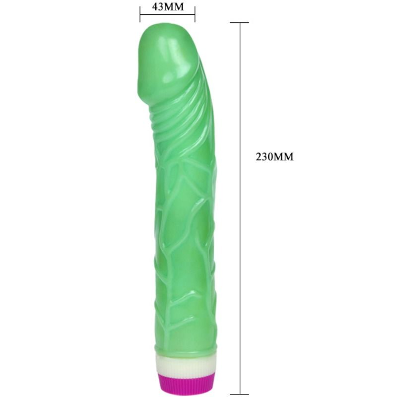 BAILE - VIBRATEUR VAGUES DE PLAISIR 23 CM VERT BAILE VIBRATORS