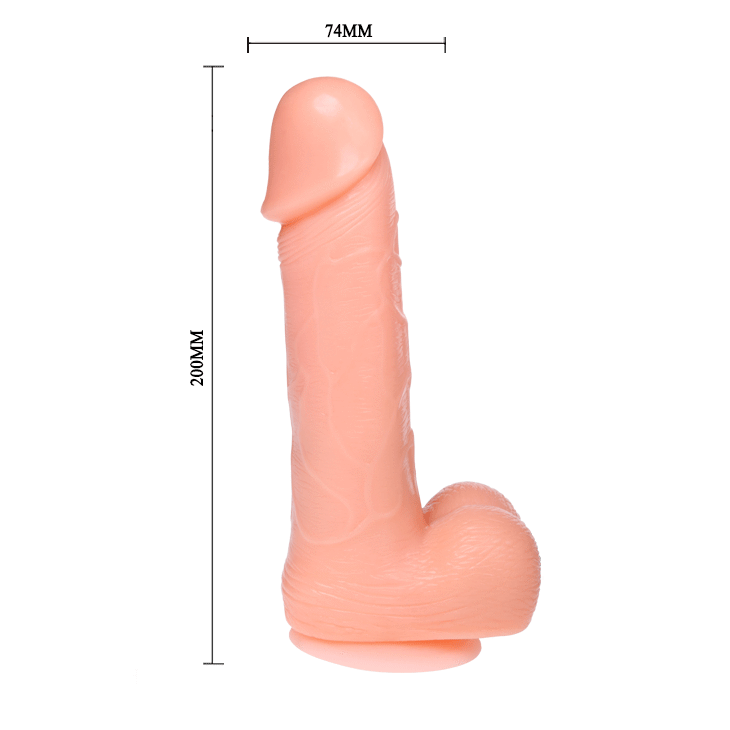 BAILE - GODE RÉALISTE DONG VIBRATION ET ROTATION 20 CM BAILE