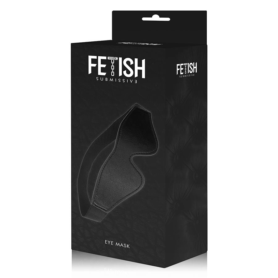 FETISH SUBMISSIVE - MASQUE EN CUIR VÉGAN AVEC DOUBLURE EN NOPRÈNE FETISH SUBMISSIVE BONDAGE