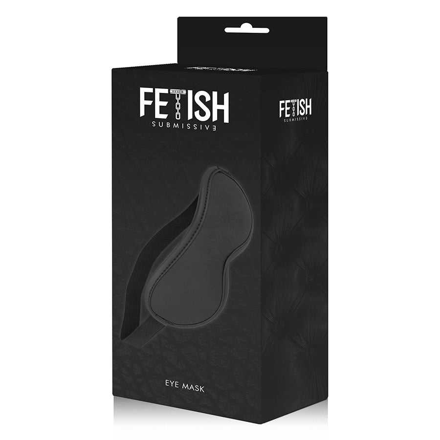 FETISH SUBMISSIVE - MASQUE EN CUIR VÉGAN II AVEC DOUBLURE EN NOPRÈNE FETISH SUBMISSIVE BONDAGE