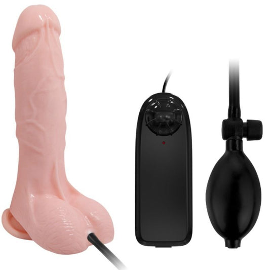 BAILE - GODE VIBRANT ET GONFLABLE RÉALISTE 18.8 CM BAILE