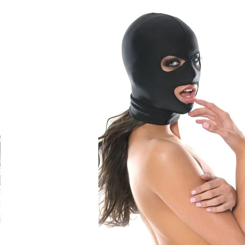 FETISH FANTASY SERIES - CAPUCHE 3 TROUS SPANDEX FETISH FANTASY SERIES