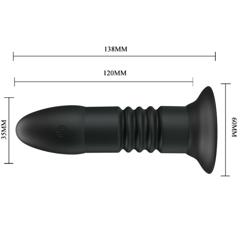PRETTY LOVE - PLUG MAGIC JINGER HAUT ET BAS ET VIBRATION PRETTY LOVE BOTTOM