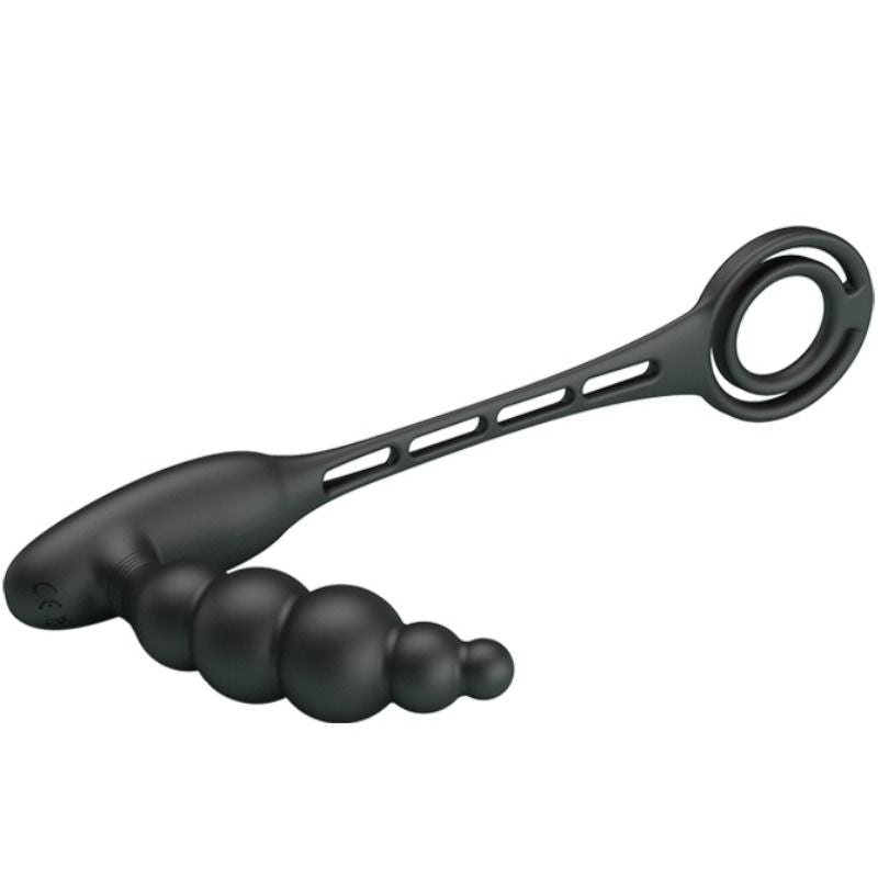 PRETTY LOVE - ANNEAUX PÉNIS AVEC PLUG VIBRATEUR PRETTY LOVE
