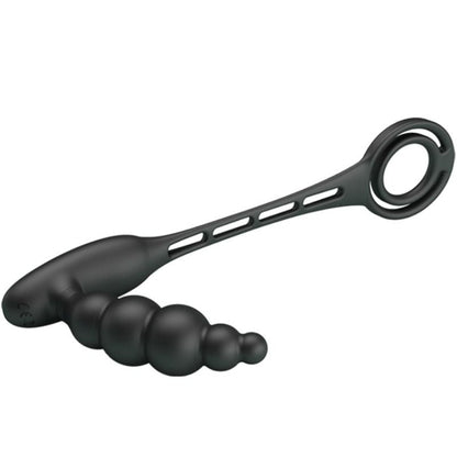 PRETTY LOVE - ANNEAUX PÉNIS AVEC PLUG VIBRATEUR PRETTY LOVE