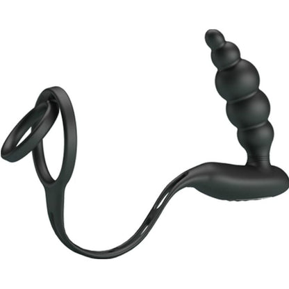 PRETTY LOVE - ANNEAUX PÉNIS AVEC PLUG VIBRATEUR PRETTY LOVE