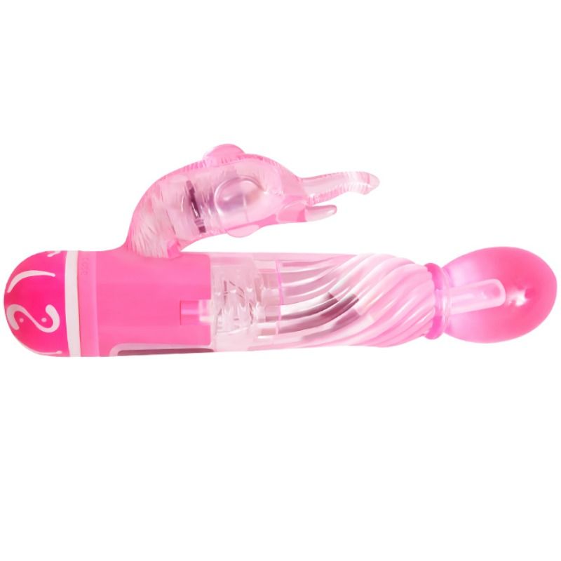 BAILE - VIBRATEUR MULTIVITESSES AVEC STIMULATEUR ROSE BAILE VIBRATORS