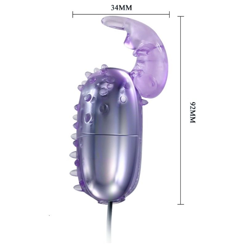 BAILE - SUPER VIBRATEUR OEUF VIBRANT AVEC STIMULATEUR BAILE STIMULATING