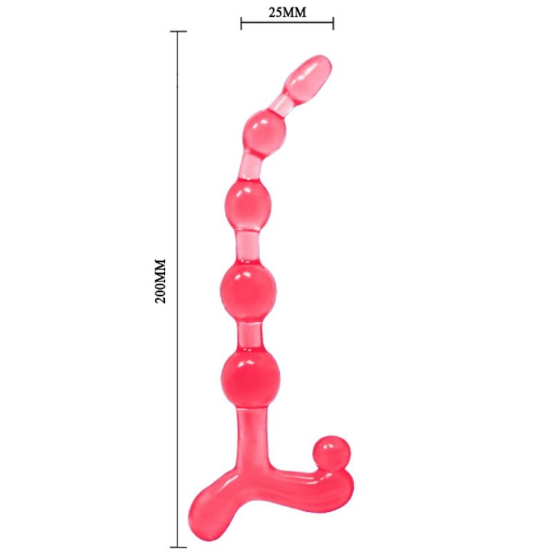 BAILE - BALLES ANAL ROUGES BENDY TWIST BAILE ANAL