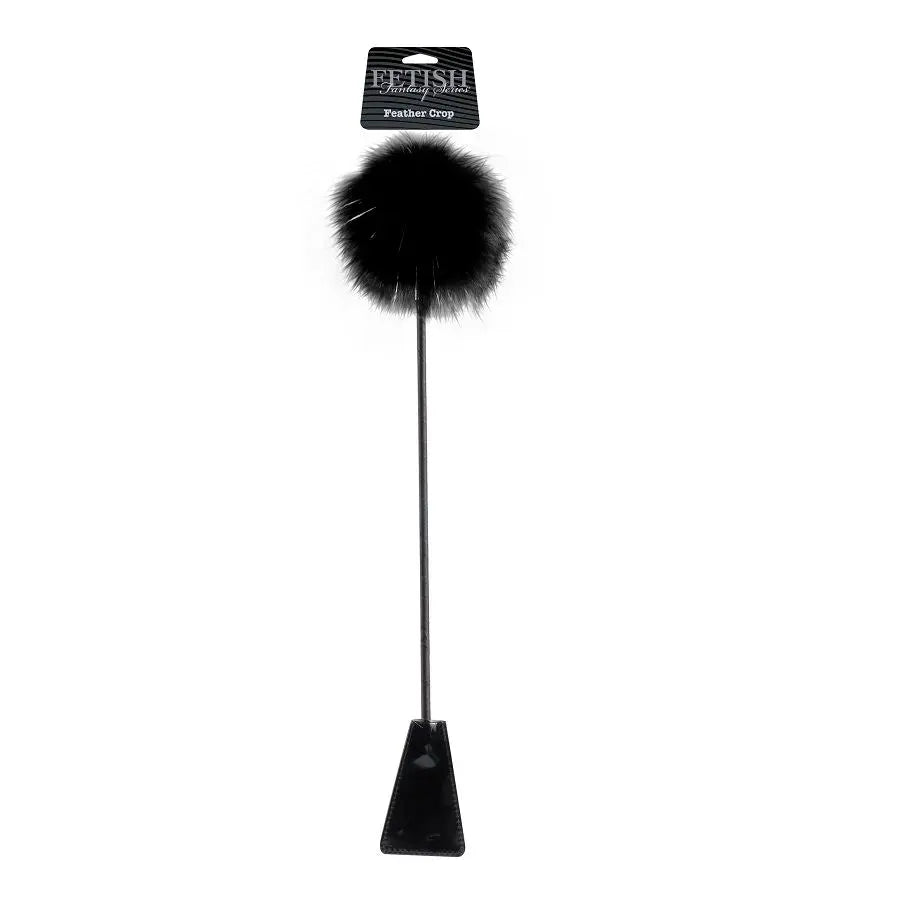 FETISH FANTASY LIMITED EDITION -  BLACK FEATHER CROP FETISH FANTASY ED.LIMITADA