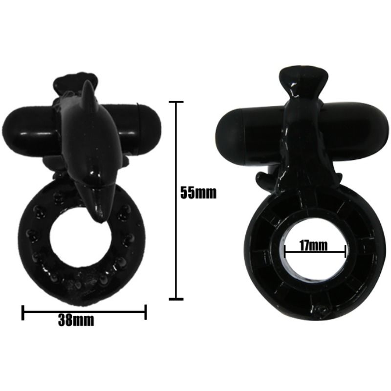 BAILE - ANNEAU SWEET ANNEAU AVEC STIMULATEUR DE CLITORIS DELFIN BAILE FOR HIM
