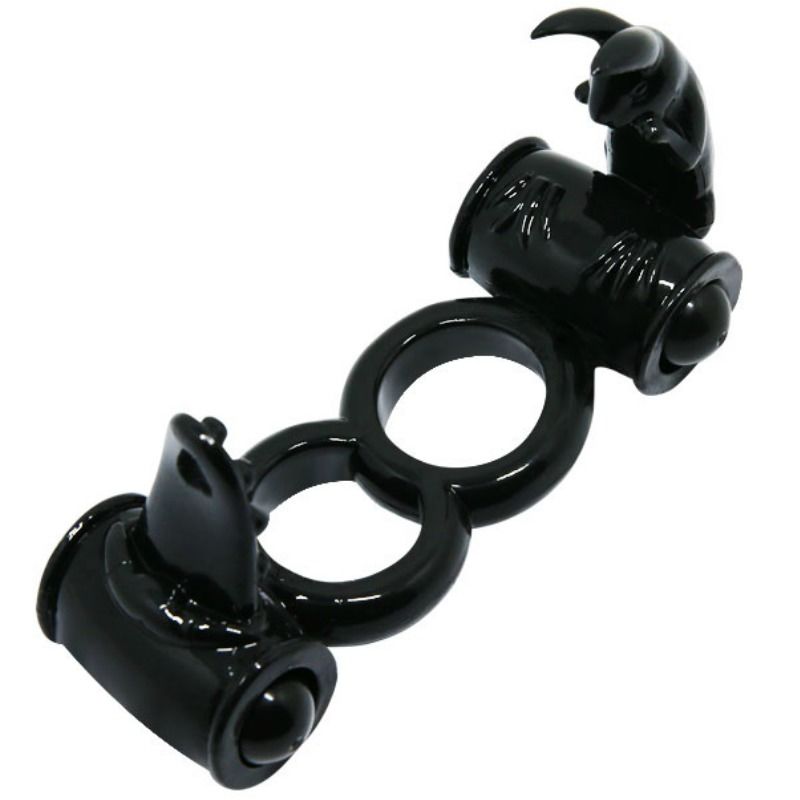 BAILE - SWEET RING DOUBLE ANNEAU AVEC DOUBLE LAPIN BAILE FOR HIM