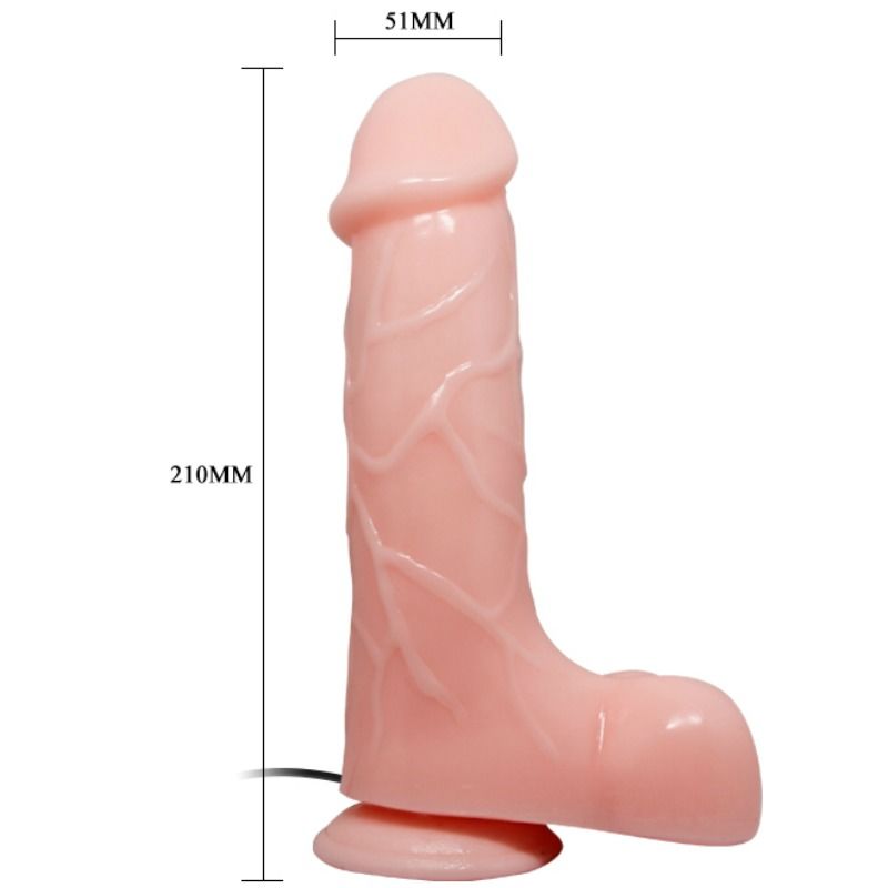 BAILE - VIBRATEUR RÉALISTE NATUREL BARBARA 21 CM BAILE