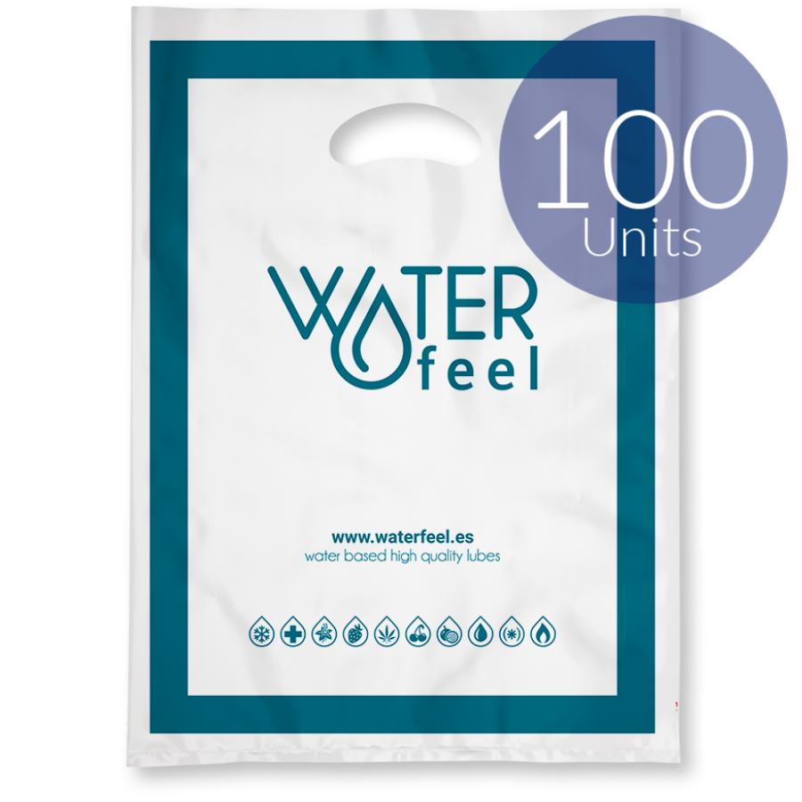 WATERFEEL - 100 GRANDS SACS PLASTIQUE 40 X 50 CM WATERFEEL