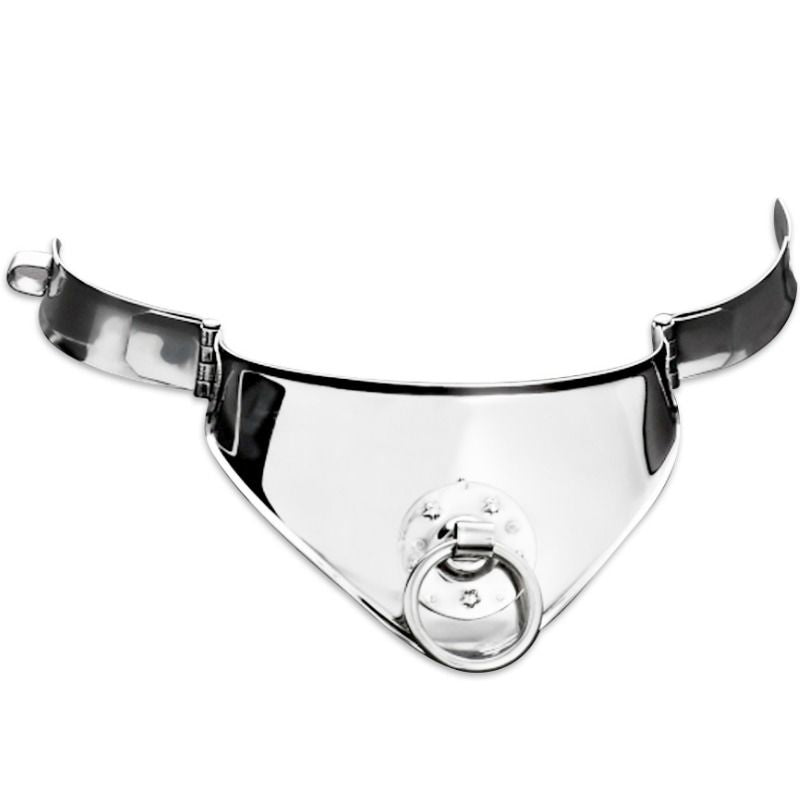 METAL HARD - COLLIER DE RETENUE AVEC ANNEAU ET CADENAS 12,5 CM METAL HARD