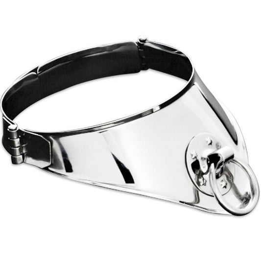 METAL HARD - COLLIER DE RETENUE AVEC ANNEAU ET CADENAS 12,5 CM METAL HARD