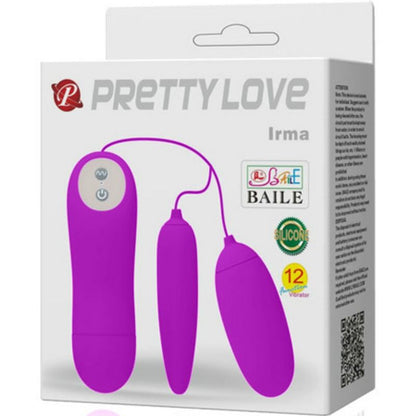 PRETTY LOVE - IRMA DOUBLE OEUF VIBRANT PRETTY LOVE FLIRTATION