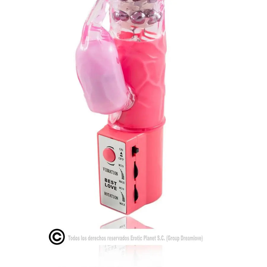 BAILE - ROTATEUR DE LAPIN ROSE AVEC SUPERSTIMULATEUR BAILE ROTATIONS