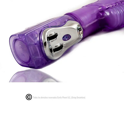 BAILE - ROTATEUR HAUT ET BAS LAPIN LILAS AVEC SUPERSTIMULATEUR BAILE ROTATIONS