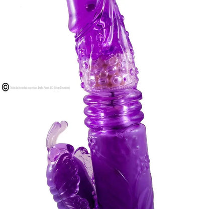 BAILE - ROTATEUR HAUT ET BAS LAPIN LILAS AVEC SUPERSTIMULATEUR BAILE ROTATIONS