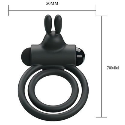 PRETTY LOVE - ANNEAU VIBRATEUR EN SILICONE OSMOND PRETTY LOVE