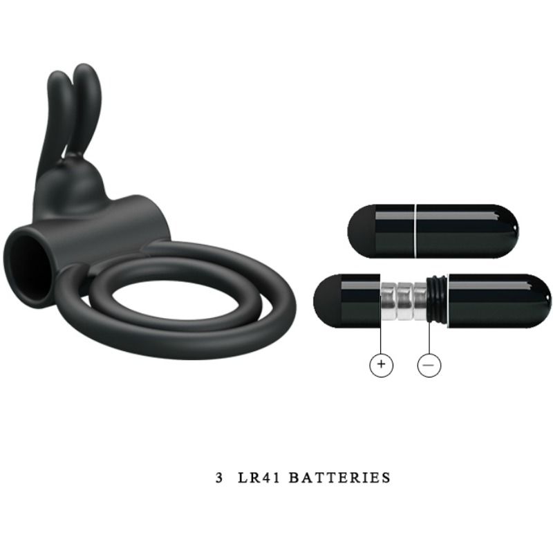 PRETTY LOVE - ANNEAU VIBRATEUR EN SILICONE OSMOND PRETTY LOVE